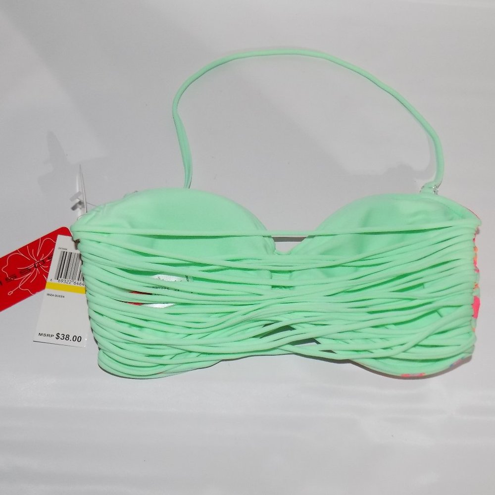 Gossip Ibiza Queen Reversible Bikini Top Sz M NWT - Picture 3 of 4